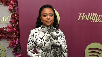 US actress and comedian Quinta Brunson attends the Hollywood Reporter and Spotify Golden Globe nominees night at The Lot at Formosa in Los Angeles on January 8, 2026. (Photo by Unique Nicole / AFP) (AFP) US actress and comedian Quinta Brunson attends the Hollywood Reporter and Spotify Golden Globe nominees night at The Lot at Formosa in Los Angeles on January 8, 2026. (Photo by Unique Nicole / AFP) (AFP)