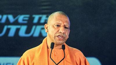Uttar Pradesh chief minister Yogi Adityanath at the inauguration of the Ashok Leyland EV plant in Lucknow on Friday. (ANI PHOTO) Uttar Pradesh chief minister Yogi Adityanath at the inauguration of the Ashok Leyland EV plant in Lucknow on Friday. (ANI PHOTO)