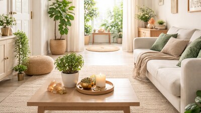 Clean spaces, thoughtful placements, and small shifts at home can support financial focus, calm living and positive energy in 2026. (Ai Generated) Clean spaces, thoughtful placements, and small shifts at home can support financial focus, calm living and positive energy in 2026. (Ai Generated)