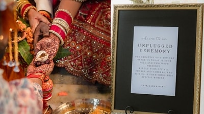 Embracing real moments over phone screens at unplugged weddings