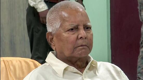 Rashtriya Janata Dal chief Lalu Prasad Yadav. (ANI)