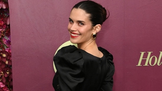 Portuguese model and actress Sara Sampaio attends the Hollywood Reporter and Spotify Golden Globe nominees night at The Lot at Formosa in Los Angeles on January 8, 2026. (Photo by Unique Nicole / AFP)(AFP)