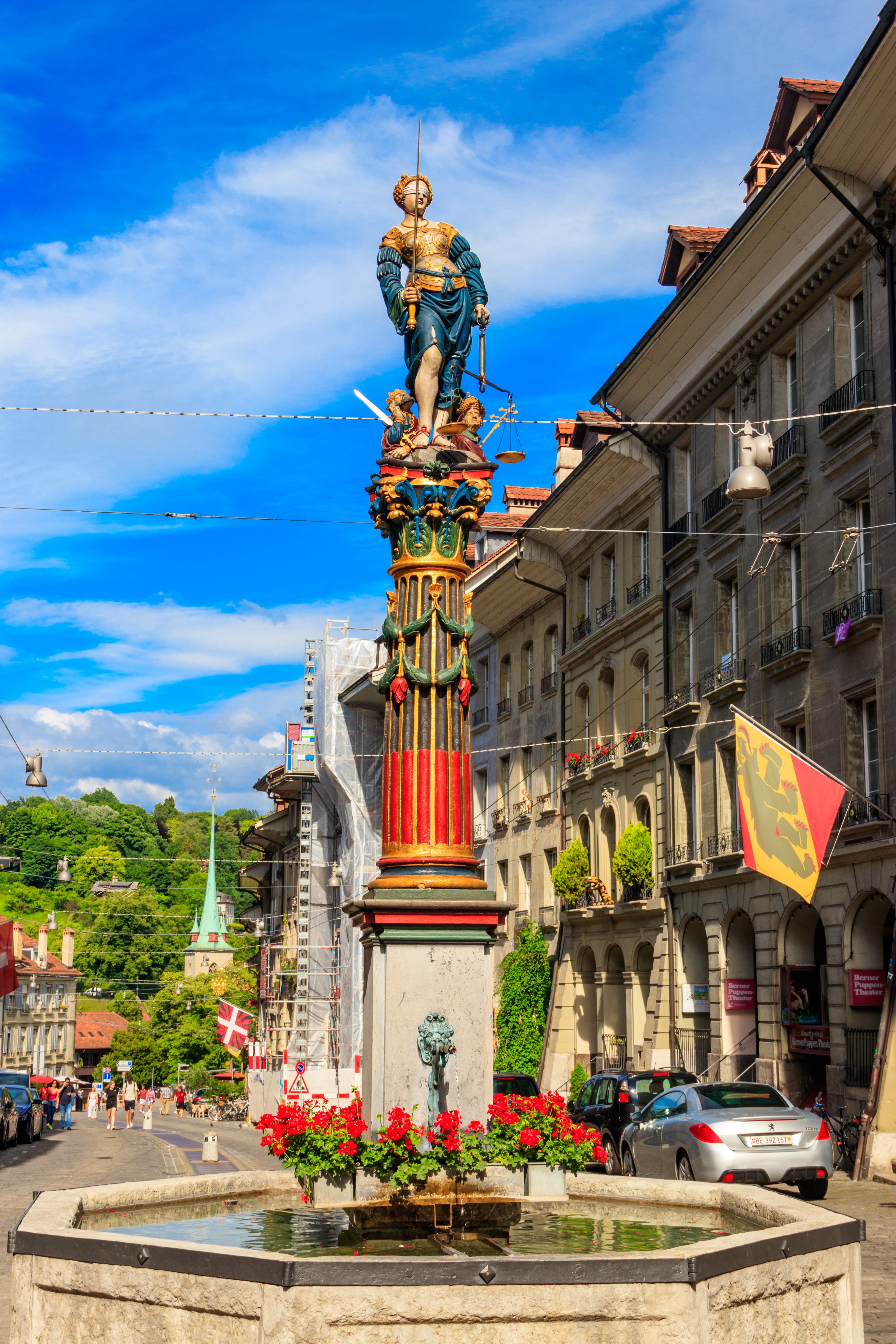 The Fountain of Justice in the Old City of Bern. (Shutterstock) The Fountain of Justice in the Old City of Bern. (Shutterstock)