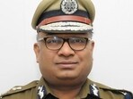 Haryana director general of police (DGP) Ajay Singhal chaired a high-level review meeting at the police headquarters on Saturday. (HT file photo)
