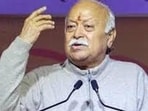 Rashtriya Swayamsevak Sangh (RSS) chief Mohan Bhagwat. (HT file) Rashtriya Swayamsevak Sangh (RSS) chief Mohan Bhagwat. (HT file)