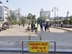 The Ghaziabad Development Authority dismantled the barriers at the zone (Sakib Ali / HT)