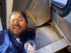 An Indian man shared a video showing paan stains on a Canadian bus.