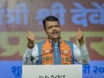 iMumbai, India - January 09, 2026: Chief Minister Devendra Fadnavis attended the Mahayuti election rally at Andheri ahead of the upcoming Brihanmumbai Municipal Corporation (BMC) elections in Mumbai, India, on Feiday, January 09, 2025. (Photo by Satish Bate/ Hindustan Times) (Hindustan Times)