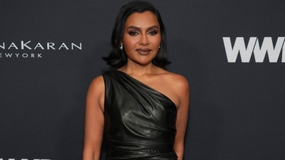 Mindy Kaling arrives at the WWD Style Awards on Friday, Jan. 9, 2026, in Santa Monica, Calif. (Photo by Jordan Strauss/Invision/AP) (Jordan Strauss/Invision/AP)