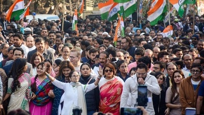 শুভেন্দু দাবি করেছেন, আইপ্যাক মামলায় আদালত কক্ষে বিশৃঙ্খলা তৃণমূলের পরিকল্পিত। (Utpal Sarkar ) শুভেন্দু দাবি করেছেন, আইপ্যাক মামলায় আদালত কক্ষে বিশৃঙ্খলা তৃণমূলের পরিকল্পিত। (Utpal Sarkar )