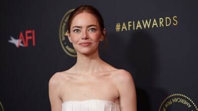 Emma Stone attends the American Film Institute (AFI) Awards Luncheon in Los Angeles, California, U.S., January 9, 2026. REUTERS/Mario Anzuoni (REUTERS)