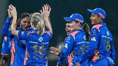 For MI, Amelia Kerr and Nicola Carey took three-wicket hauls. (AFP) For MI, Amelia Kerr and Nicola Carey took three-wicket hauls. (AFP)
