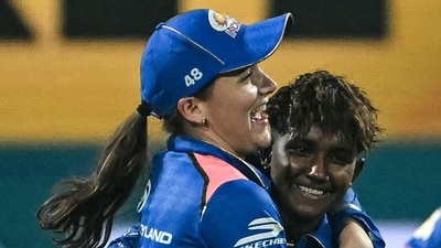 Defending a target of 196 runs, MI restricted DC to 145 in 19 overs. (AFP) Defending a target of 196 runs, MI restricted DC to 145 in 19 overs. (AFP)