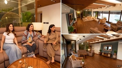 Nushrratt Bharuccha recently gave a tour of her home. (YouTube/Farah Khan) Nushrratt Bharuccha recently gave a tour of her home. (YouTube/Farah Khan)