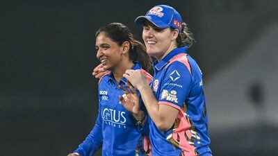 After losing to RCB in the WPL 2026 opener, MI bounced back to winning ways, defeating DC by 50 runs in Navi Mumbai on Saturday. (AFP) After losing to RCB in the WPL 2026 opener, MI bounced back to winning ways, defeating DC by 50 runs in Navi Mumbai on Saturday. (AFP)