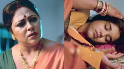 কুসুমের সিঁথিতে সিঁদুর দেখে ফেলে ইন্দ্রানী