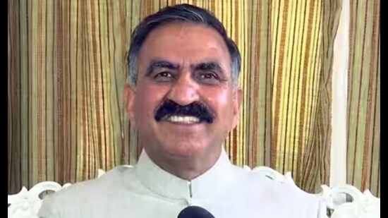 Himachal chief minister Sukhvinder Singh Sukhu