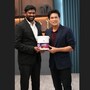 సచిన్​ టెండుల్కర్​తో టెక్నో పెయింట్స్​ ఎండీ శ్రీనివాస్​ రెడ్డి..