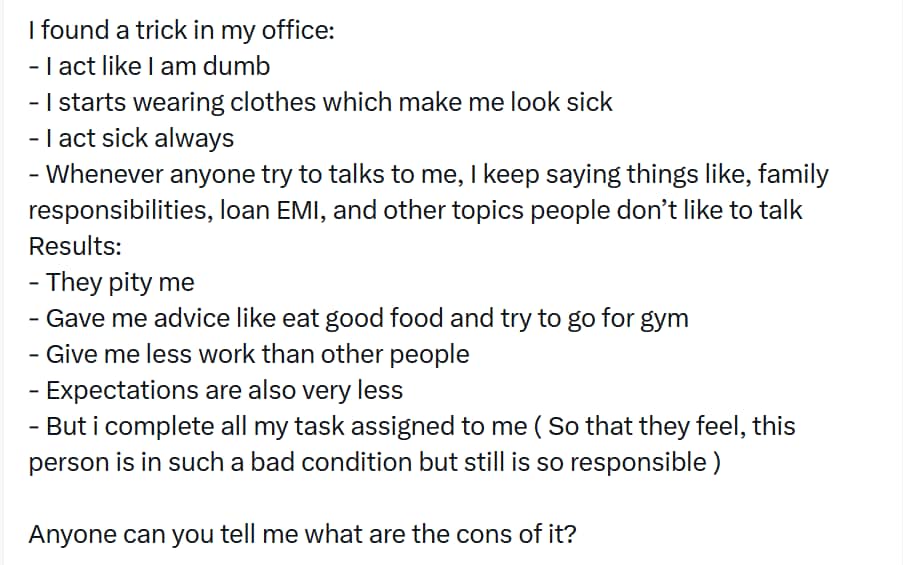 Post by an X user. (Screengrab (X)) Post by an X user. (Screengrab (X))