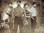 Parasakthi box office collection day 1: Ravi Mohan, Sivakarthikeyan, Sreeleela and Atharvaa in a still from the Sudha Kongara film. 
