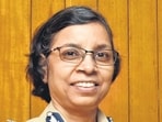 Pune, India - June 23, 2017:Rashmi Shukla, Commissioner of Police, Pune City posses for photo at her office in Pune, India, on Friday, June 23, 2017. (Photo by Pratham Gokhale/ Hindustan Times) (Pratham Gokhale/HT PHOTO)