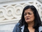 Pramila Jayapal expresses fears over what ICE agents are ‘doing to detainees behind closed doors’ (Photographer: Graeme Sloan/Bloomberg)