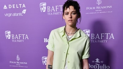 Kristen Stewart arrives at the BAFTA Tea Party on Saturday, Jan. 10, 2026, at the Four Seasons in Los Angeles. (Photo by Richard Shotwell/Invision/AP) (Richard Shotwell/Invision/AP) Kristen Stewart arrives at the BAFTA Tea Party on Saturday, Jan. 10, 2026, at the Four Seasons in Los Angeles. (Photo by Richard Shotwell/Invision/AP) (Richard Shotwell/Invision/AP)