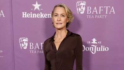 Robin Wright attends the 2026 BAFTA Tea Party in Los Angeles, California, U.S., January 10, 2026. REUTERS/Caroline Brehman (REUTERS)