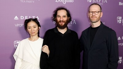 Chloe Zhao, Josh Safdie and Joachim Trier attend the 2026 BAFTA Tea Party in Los Angeles, California, U.S., January 10, 2026. REUTERS/Caroline Brehman (REUTERS)