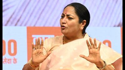 Chief minister Rekha Gupta on Sunday chaired an interactive “Lunch Pe Charcha” programme (HT) Chief minister Rekha Gupta on Sunday chaired an interactive “Lunch Pe Charcha” programme (HT)