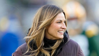 Fox Sports reporter Erin Andrews. (Getty Images via AFP) Fox Sports reporter Erin Andrews. (Getty Images via AFP)