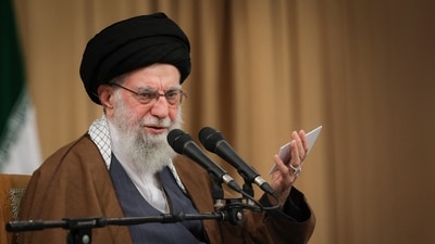 (FILES) A handout picture provided by the office of Iran's supreme leader Ayatollah Ali Khamenei (AFP) (FILES) A handout picture provided by the office of Iran's supreme leader Ayatollah Ali Khamenei (AFP)