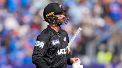New Zealand opener Devon Conway got a half-century (56 off 67 balls). (PTI) New Zealand opener Devon Conway got a half-century (56 off 67 balls). (PTI)