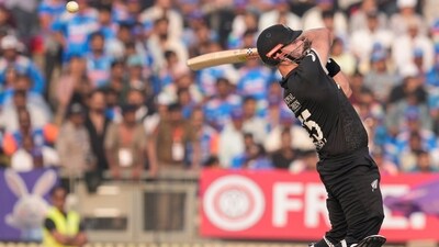Initially, New Zealand posted 300/8 in 50 overs. (PTI) Initially, New Zealand posted 300/8 in 50 overs. (PTI)