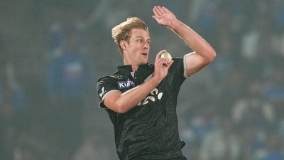 For New Zealand's bowling department, Kyle Jamieson took four wickets. (PTI) For New Zealand's bowling department, Kyle Jamieson took four wickets. (PTI)