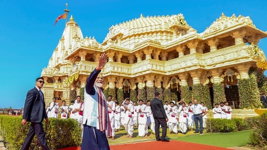 The Parv marks 1000 years since the Somnath temple's invasion by Mahmud of Ghazni, the Prime Minister's Office said on Friday.&nbsp;(DPR PMO)