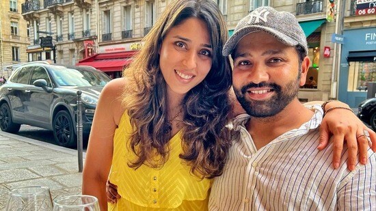 భర్త రోహిత్ శర్మతో రితికా (Ritika Sajdeh/Instagram)