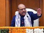 The controversy began on January 6 during a discussion on 350th Martyrdom Anniversary of Sri Guru Tegh Bahadur in the Delhi Assembly (HT)