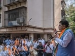 iMumbai, India - January 11, 2026: MP and Union Minister Piyush Goyal intraction with society people during the BMC election rally at Kandivali in Mumbai, India, on Saturday, January 10, 2025. (Photo by Satish Bate/ Hindustan Times) (Hindustan Times)