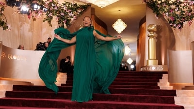 Queen Latifah poses on the red carpet at the 83rd Annual Golden Globes in Beverly Hills, California, U.S., January 11, 2026. REUTERS/Mike Blake (REUTERS)