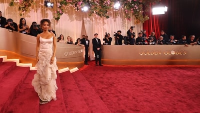 Zuri Hall poses on the red carpet at the 83rd Annual Golden Globes in Beverly Hills, California, U.S., January 11, 2026. REUTERS/Mike Blake (REUTERS)