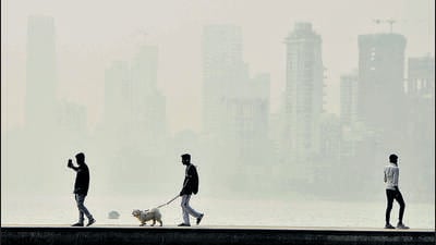 Air quality concerns resurface ahead of Mumbai Marathon. (Photo by Bhushan Koyande/HT Photo) Air quality concerns resurface ahead of Mumbai Marathon. (Photo by Bhushan Koyande/HT Photo)