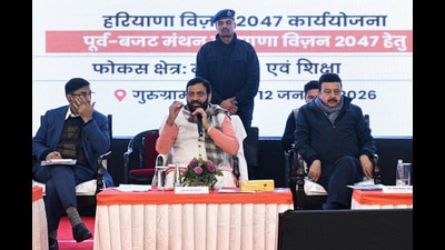 Budget will prioritise learning, innovation and women’s welfare, building on last year’s ₹21,893 crore education allocation and schemes (Parveen Kumar/HT) Budget will prioritise learning, innovation and women’s welfare, building on last year’s ₹21,893 crore education allocation and schemes (Parveen Kumar/HT)