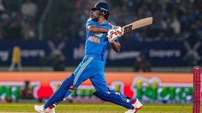 Harshit Rana smashed 29 runs off 23 balls against New Zealand in the first ODI. (PTI) Harshit Rana smashed 29 runs off 23 balls against New Zealand in the first ODI. (PTI)