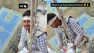 The video was shared on Instagram by Saniya Mirza. (@saniya.mirzzaa/Instagram) The video was shared on Instagram by Saniya Mirza. (@saniya.mirzzaa/Instagram)