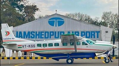 The regional airline IndiaOne Air has suspended its flights from Jamshedpur to Kolkata and Bhubaneswar indefinitely (HT Photo)