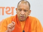 Chief minister Yogi Adityanath addressing reporters during a special press conference on Pragati portal, at his official residence in Lucknow on Tuesday. (HT)