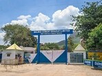 Dalmia cement factory in Rohtas (HT photo)