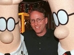 Scott Adams, the creator of "Dilbert", the cartoon character that lampoons the absurdities of corporate life.