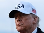 US President Donald Trump returns from Detroit, Michigan, at Joint Base Andrews, Maryland, US.